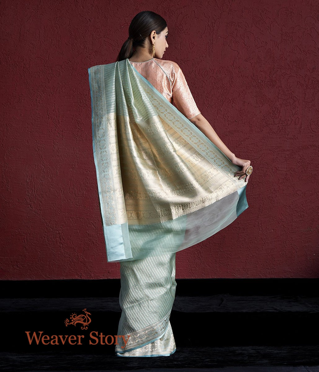 Handwoven_Light_Blue_Kora_Silk_Saree_with_Zari_Stripes_WeaverStory_03