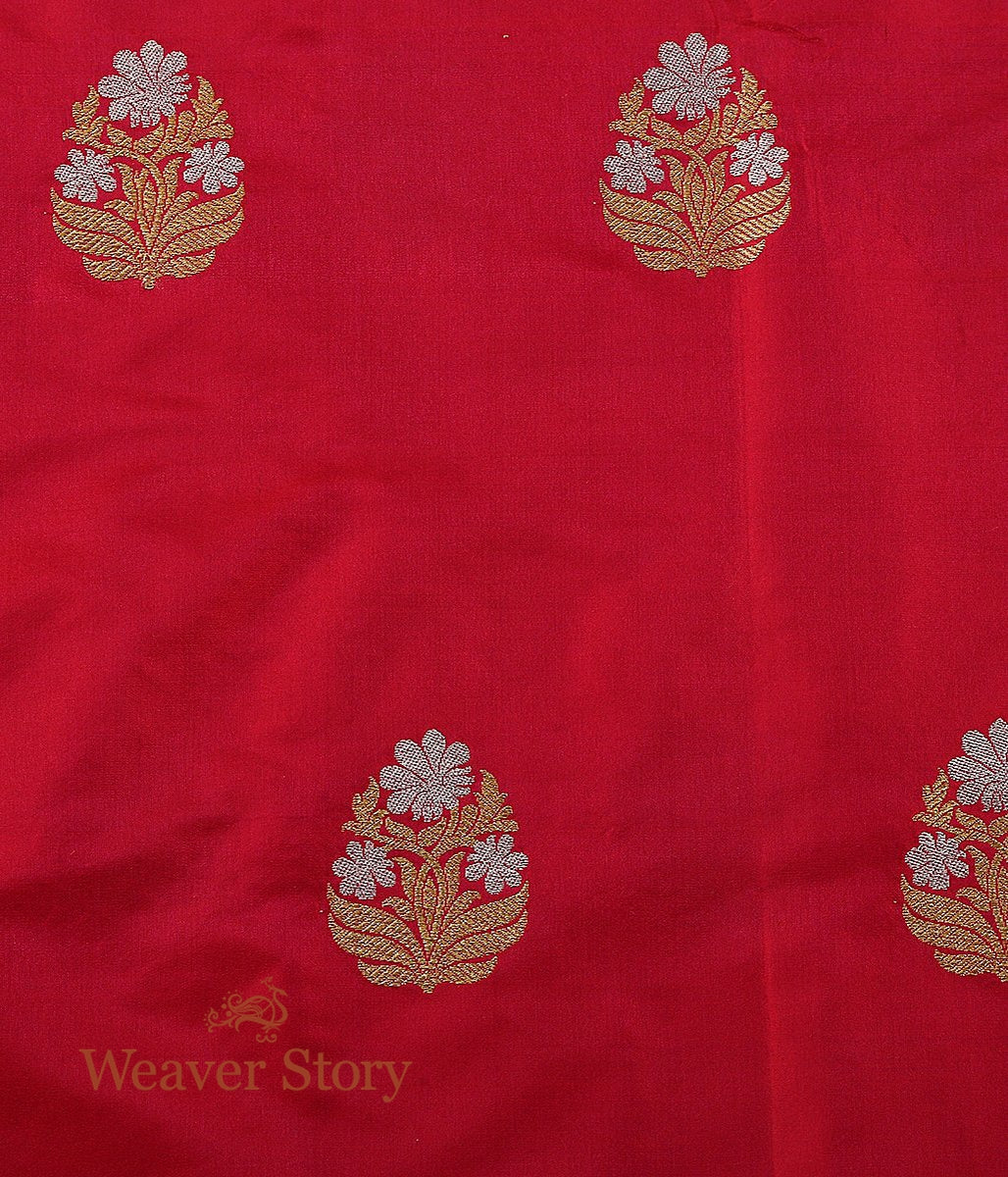 Handloom_Pink_Kadhwa_Booti_Fabric_WeaverStory_03