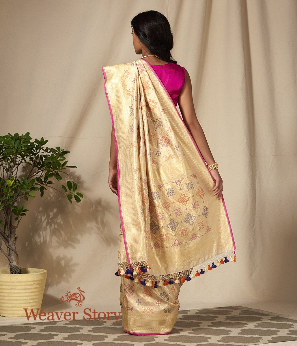 Handwoven_Offwhite_Meenakari_Banarasi_Patola_Saree_WeaverStory_03