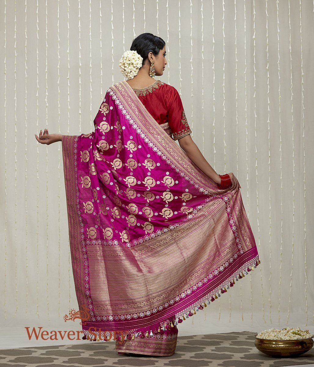 Handloom_Plum_ColoRed_Ektara_Kadhwa_Jangla_Saree_WeaverStory_03