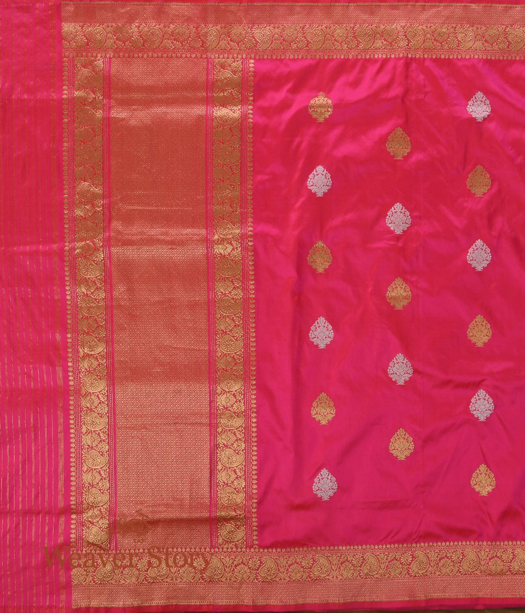 Handwoven_Pink_Floral_Booti_Kadhwa_Suit_Set_WeaverStory_03