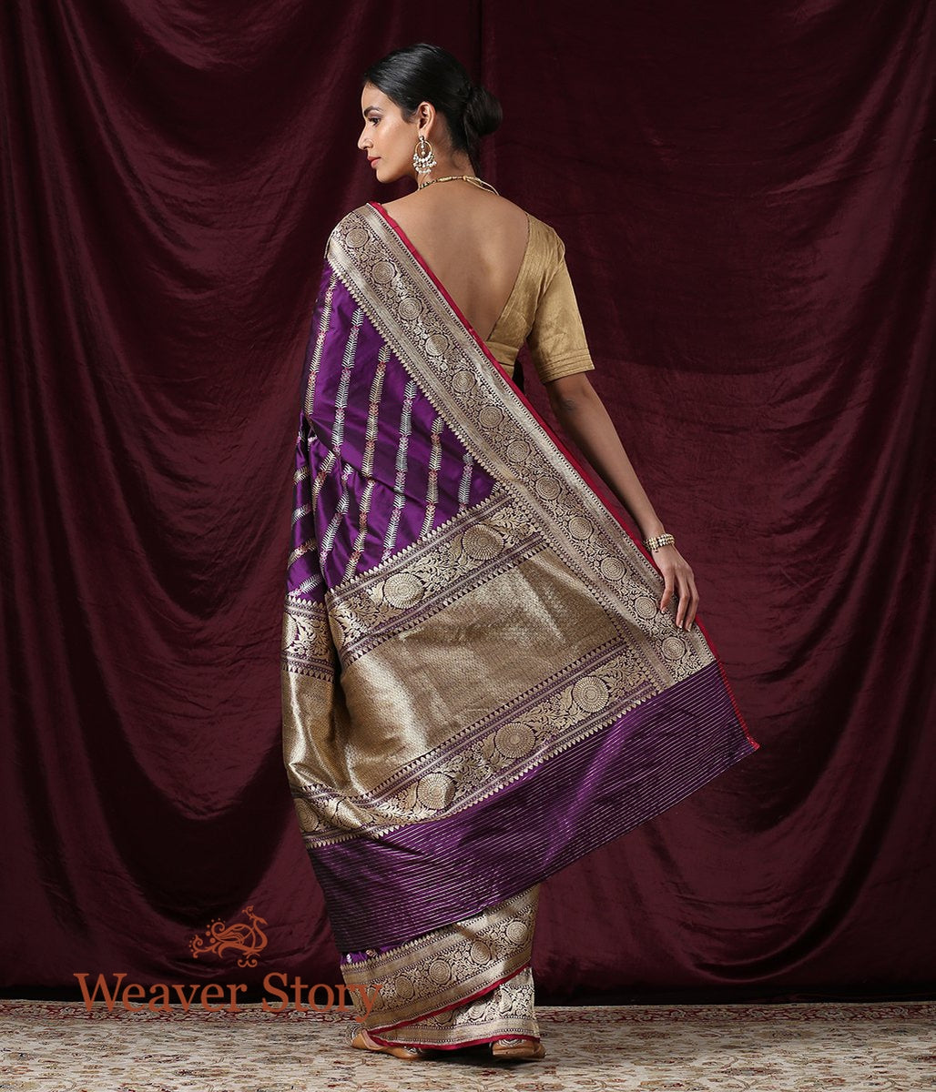 Handloom_Purple_Aada_Meenakari_Jangla_Saree_WeaverStory_03