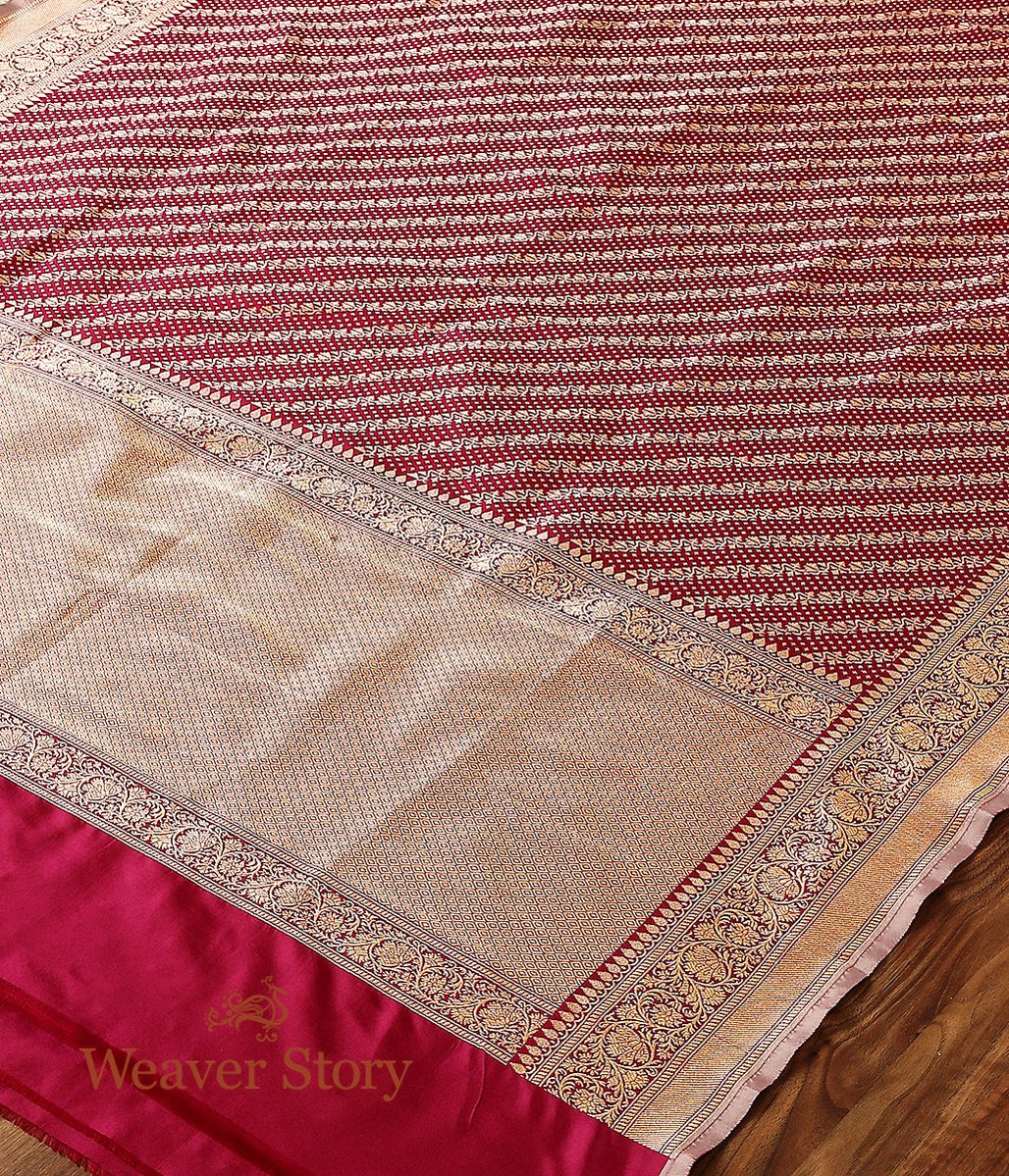 Handloom_Wine_Zari_Tanchoi_Dupatta_WeaverStory_03
