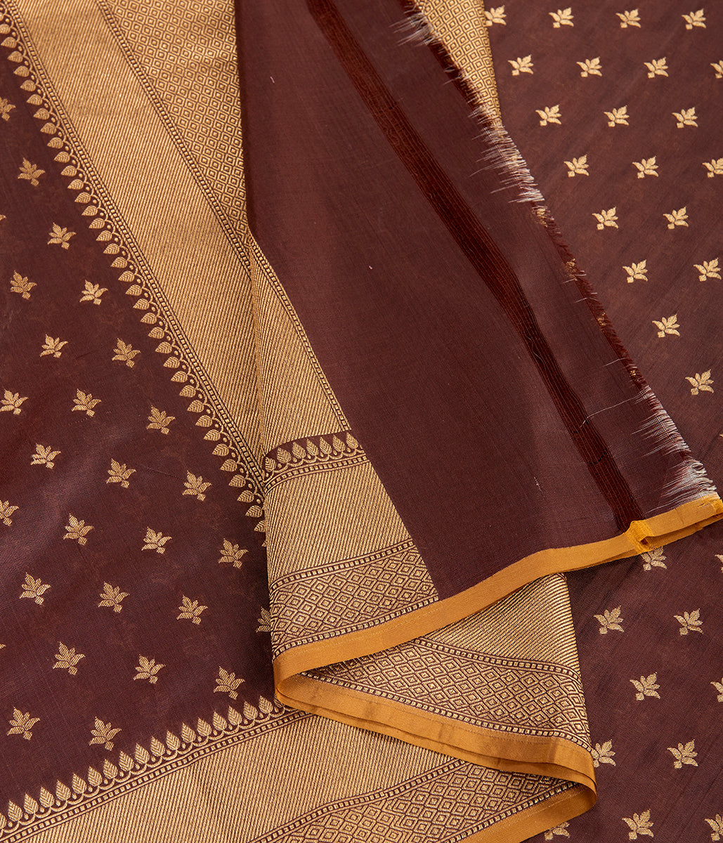 Banarasi_Suit_-_Handwoven_Coke_Brown_Banarasi_Tanchui_Kurta_with_Bootidar_Dupatta_WeaverStory_05