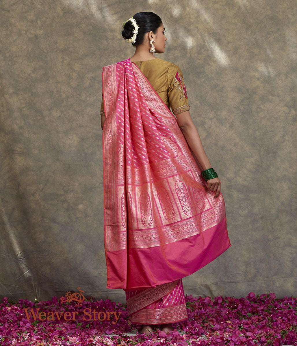 Handwoven_Pink_Ektara_Aada_Jangla_Saree_with_Konia_WeaverStory_03