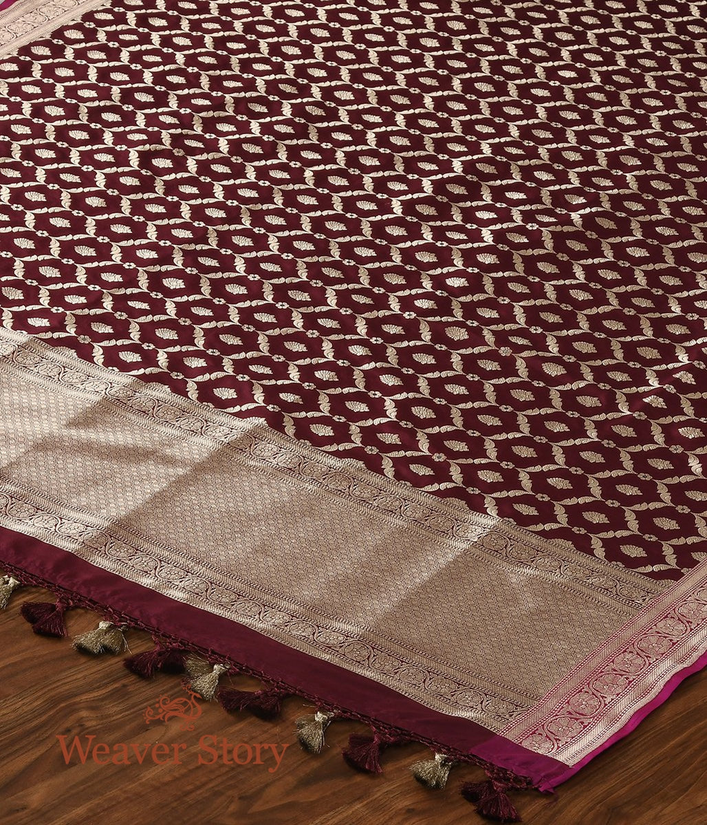 Handloom_Wine_Cutwork_Jaal_Dupatta_WeaverStory_03
