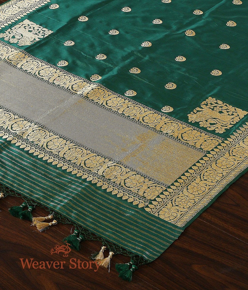 Handloom_Green_Chaand_Boota_Dupatta_WeaverStory_03