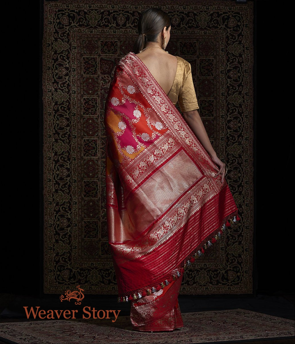 Handwoven_Red_and_Orange_Kadhwa_Rangkaat_Jangla_Saree_WeaverStory_03