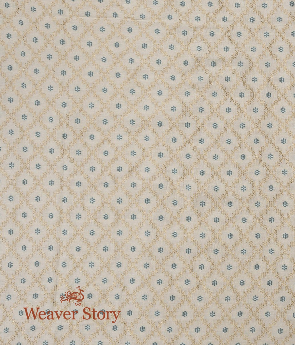 Handloom_Beige_Moonga_Silk_Fabric_with_Meenakari_WeaverStory_04