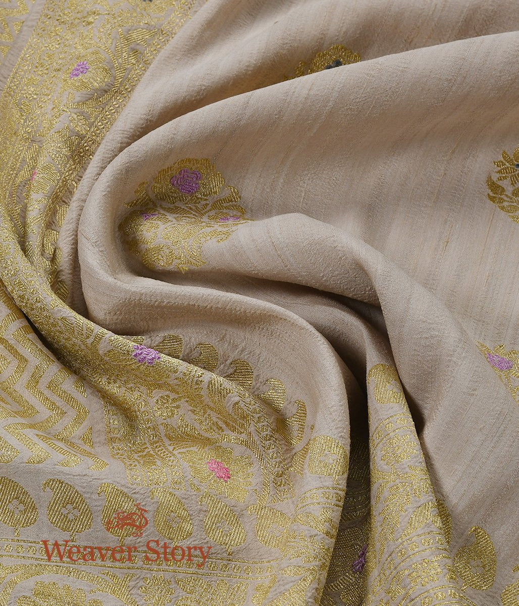 Handloom_Tusser_Kadhwa_Dupatta_with_Meena_Booti_WeaverStory_04