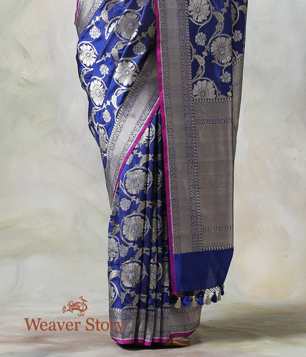 Handwoven_Royal_Blue_Sona_Rupa_Cutwork_Jaal_Saree_WeaverStory_04