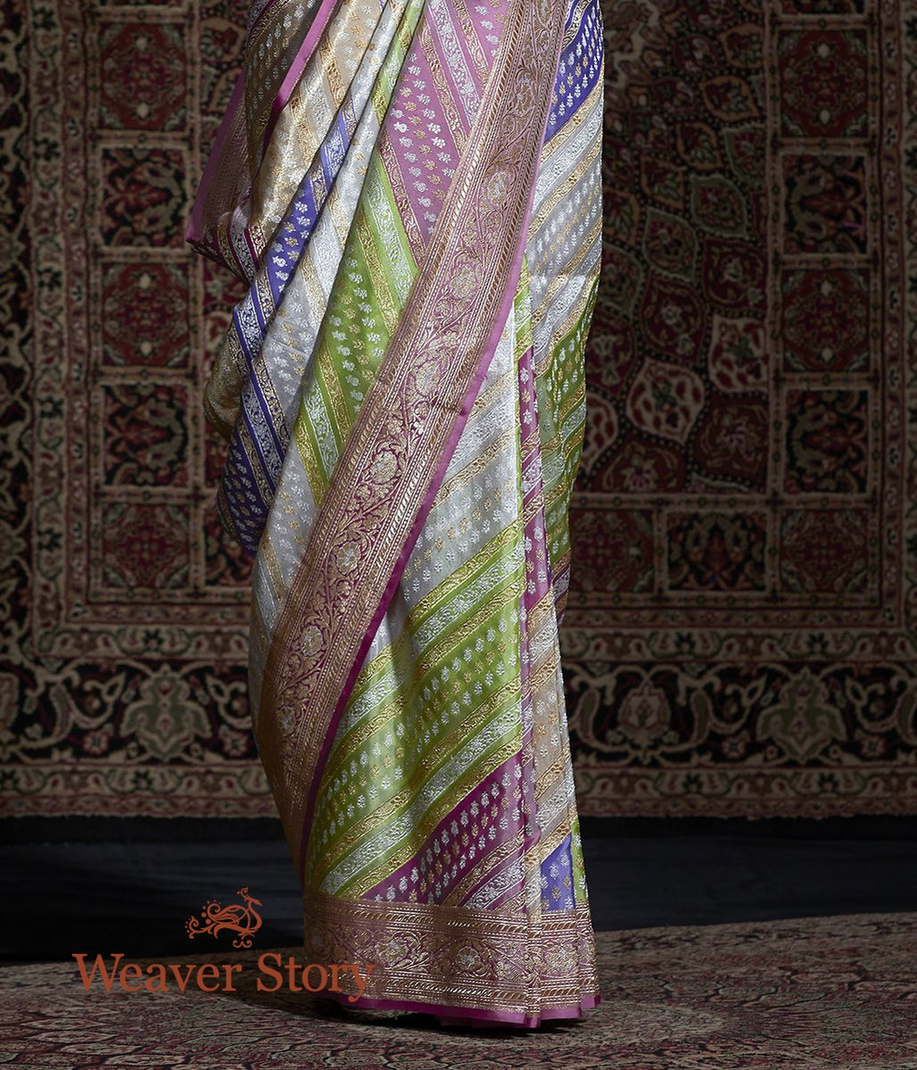 Handwoven_Real_Zari_Rangkaat_Saree_with_Diagonal_Weave_WeaverStory_04