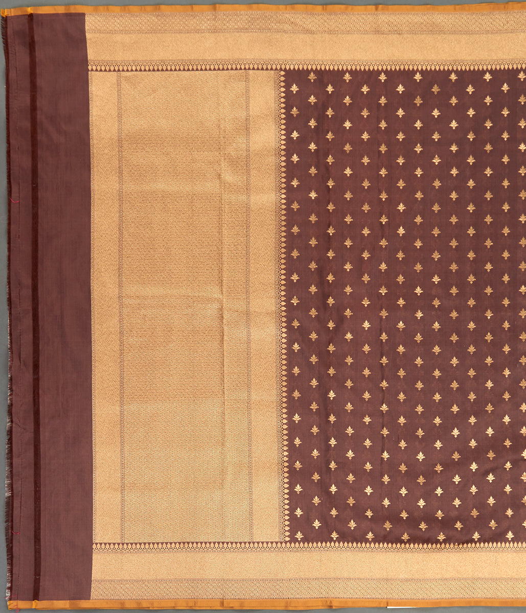 Banarasi_Suit_-_Handwoven_Coke_Brown_Banarasi_Tanchui_Kurta_with_Bootidar_Dupatta_WeaverStory_06