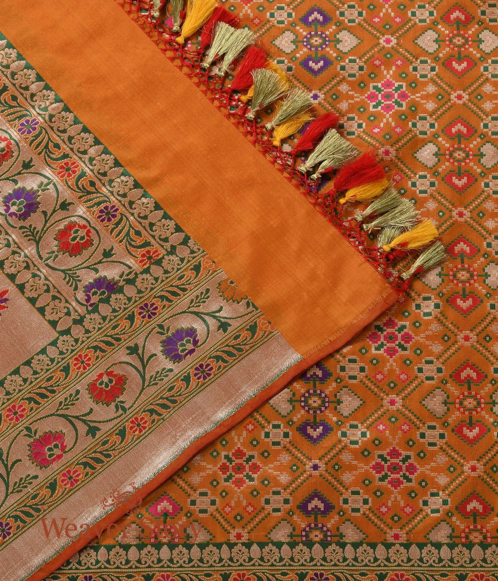 Handloom_Mustard_Double_Warp_Patola_Dupatta_WeaverStory_04