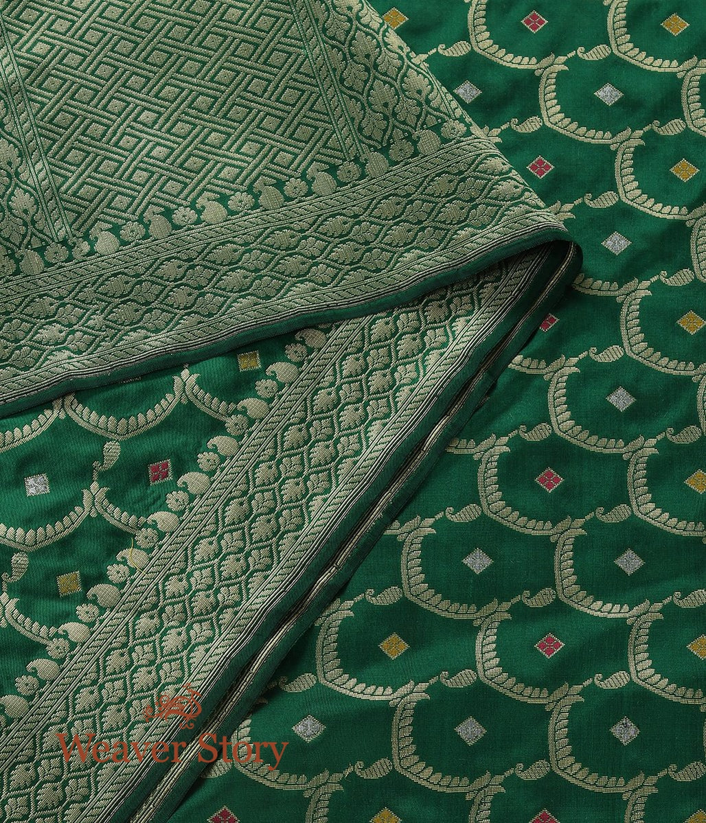 Handloom_Green_Cutwork_Jangla_Dupatta_WeaverStory_04