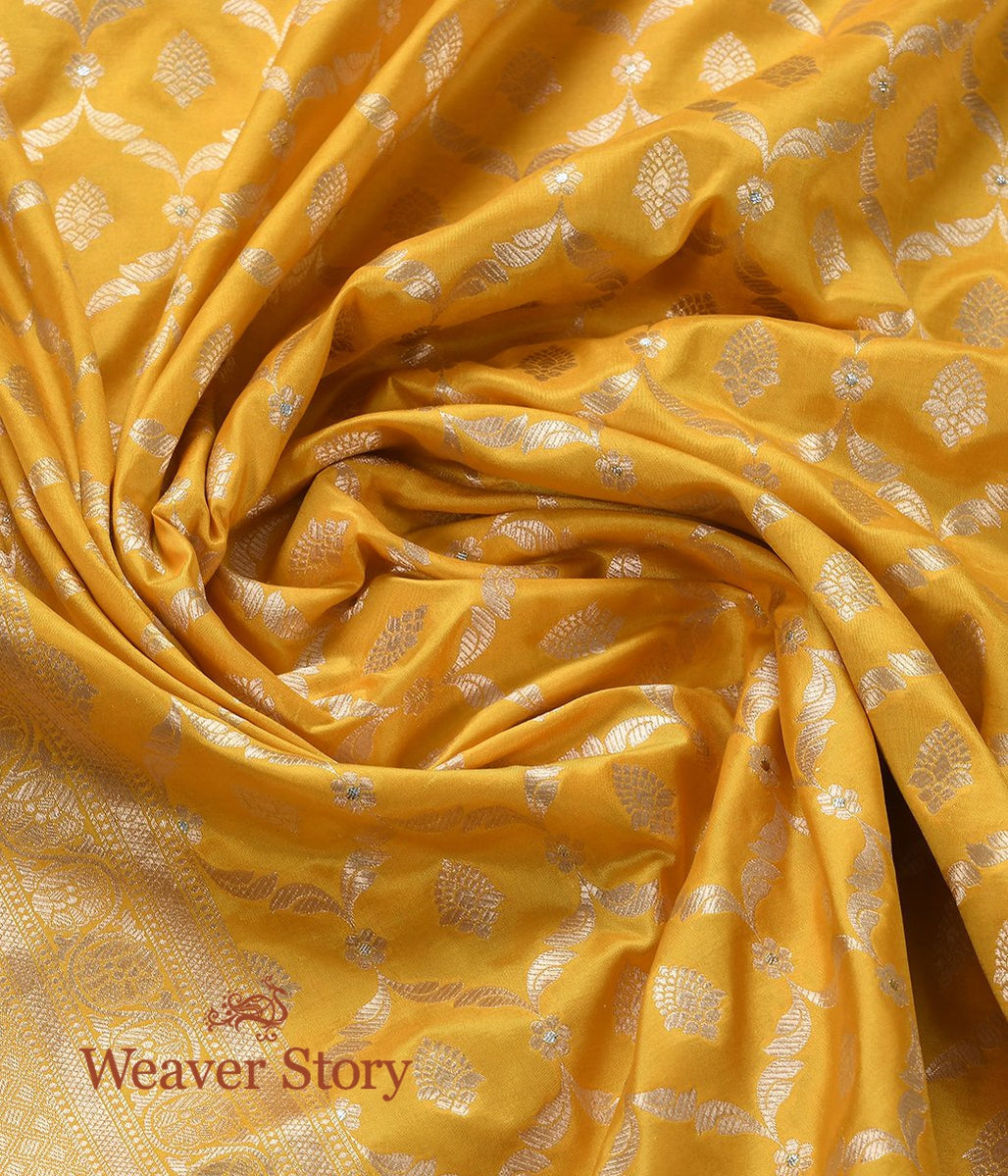 Handloom_Yellow_Cutwork_Jangla_Dupatta_WeaverStory_04