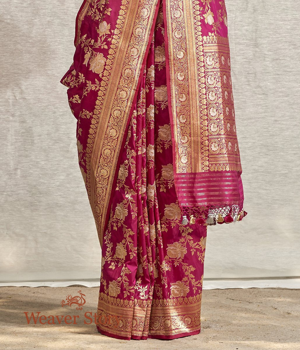 Handloom_Pink_Anaar_Jangla_Saree_WeaverStory_04