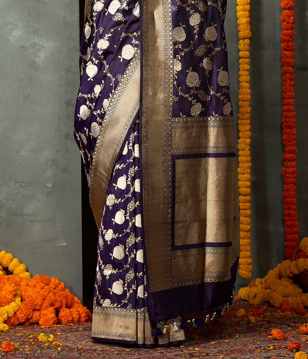 Handloom_Purple_Sona_Rupa_Kadhwa_Jangla_Saree_WeaverStory_04