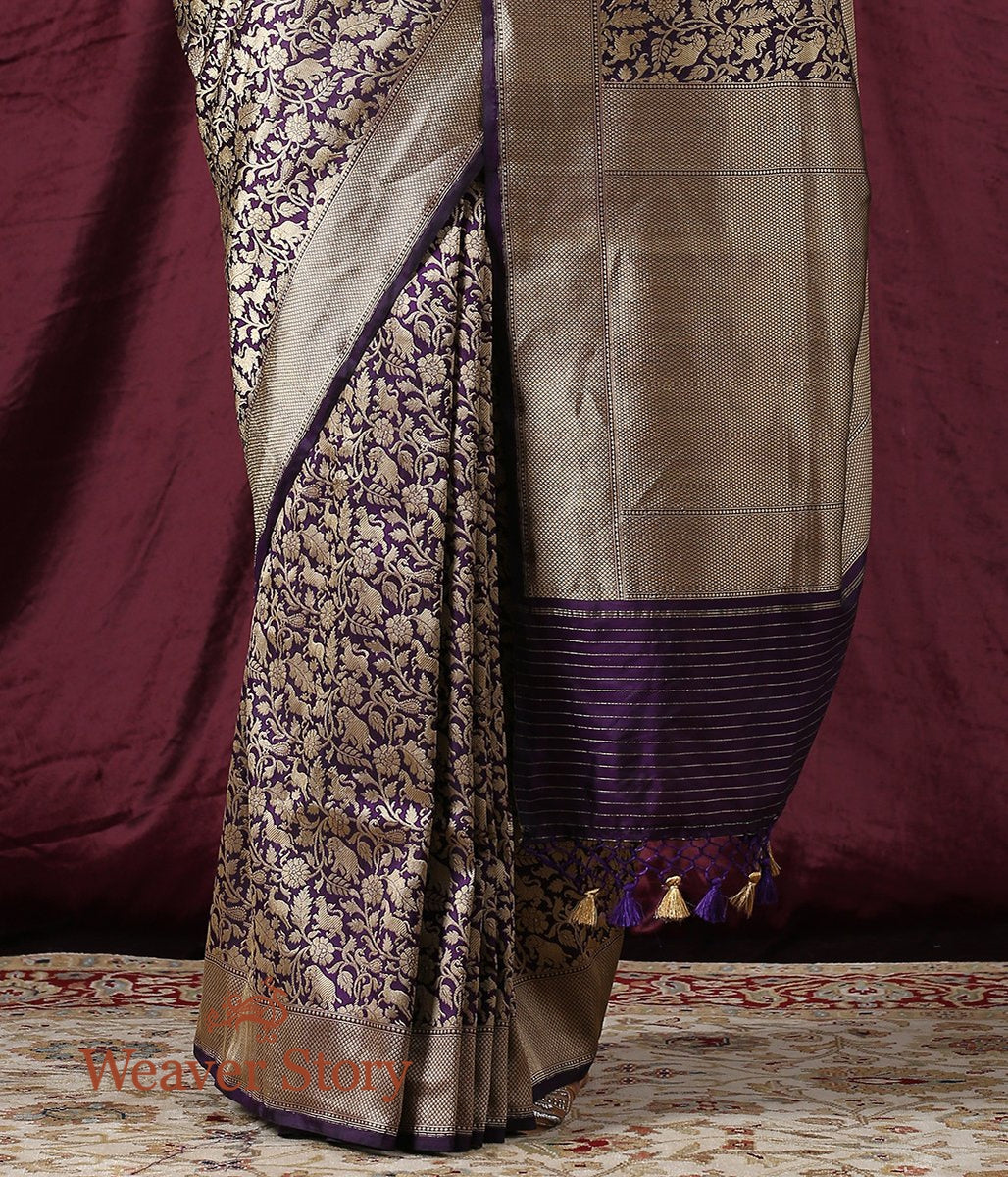 Handwoven_Purple_Shikargah_in_Brocade_Weave_WeaverStory_04
