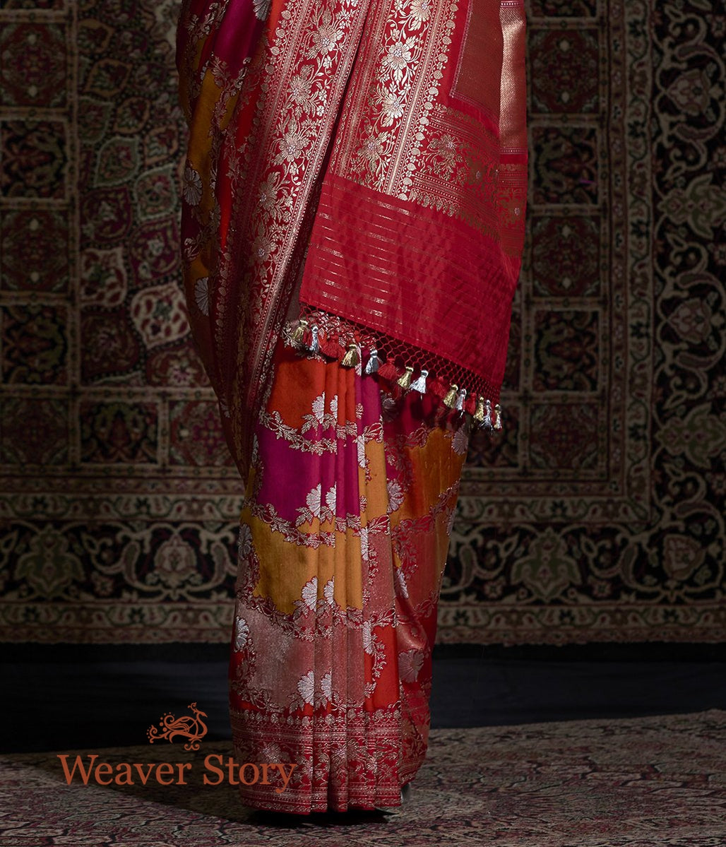 Handwoven_Red_and_Orange_Kadhwa_Rangkaat_Jangla_Saree_WeaverStory_04