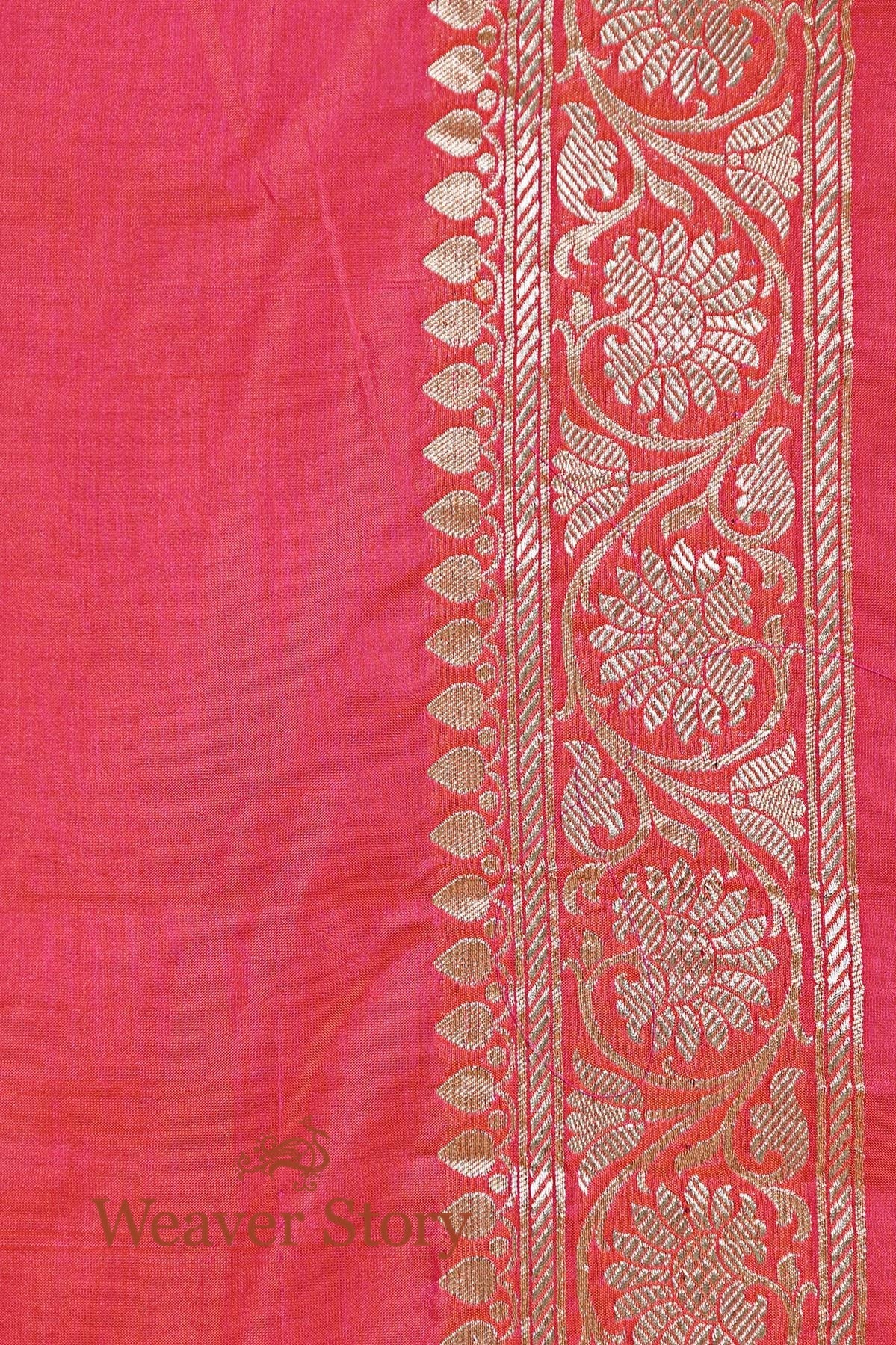 Orange_and_Gold_Pure_Katan_Silk_Banarasi_Handloom_Saree_WeaverStory_04