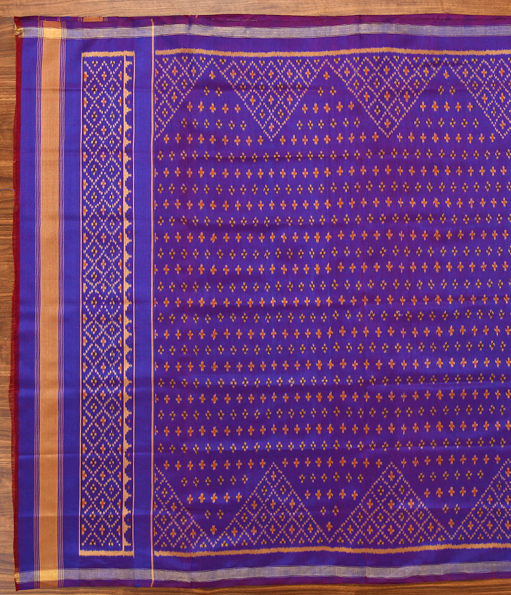Handloom_Single_Ikat_Patola_Dupatta_in_Purple_WeaverStory_04