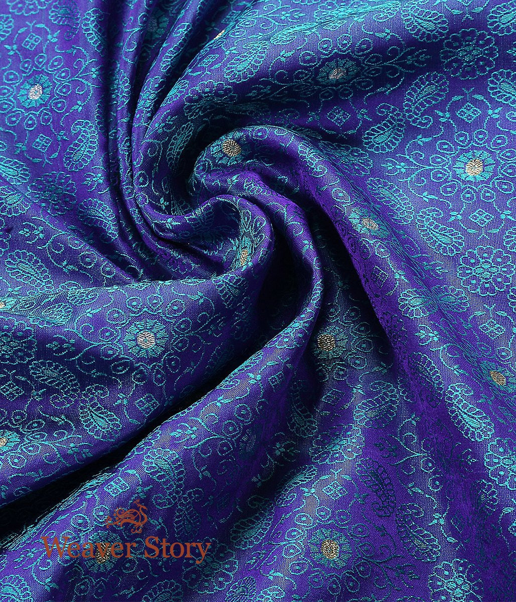 Handloom_Tanchoi_Zari_Booti_Than_Fabric_WeaverStory_04