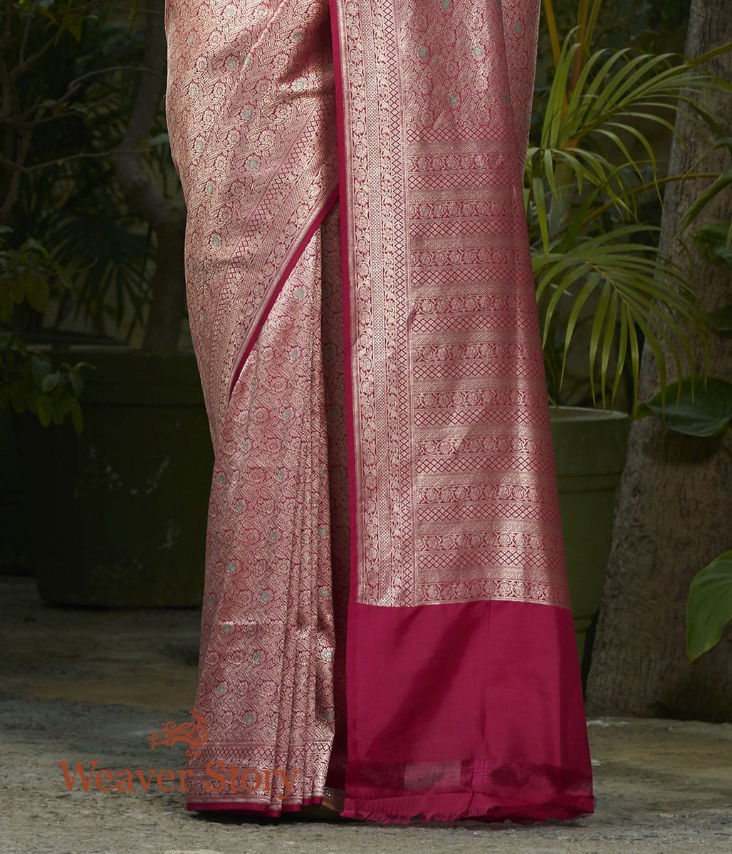 Handwoven_Pink_Kimkhab_Saree_with_Meenakari_WeaverStory_04