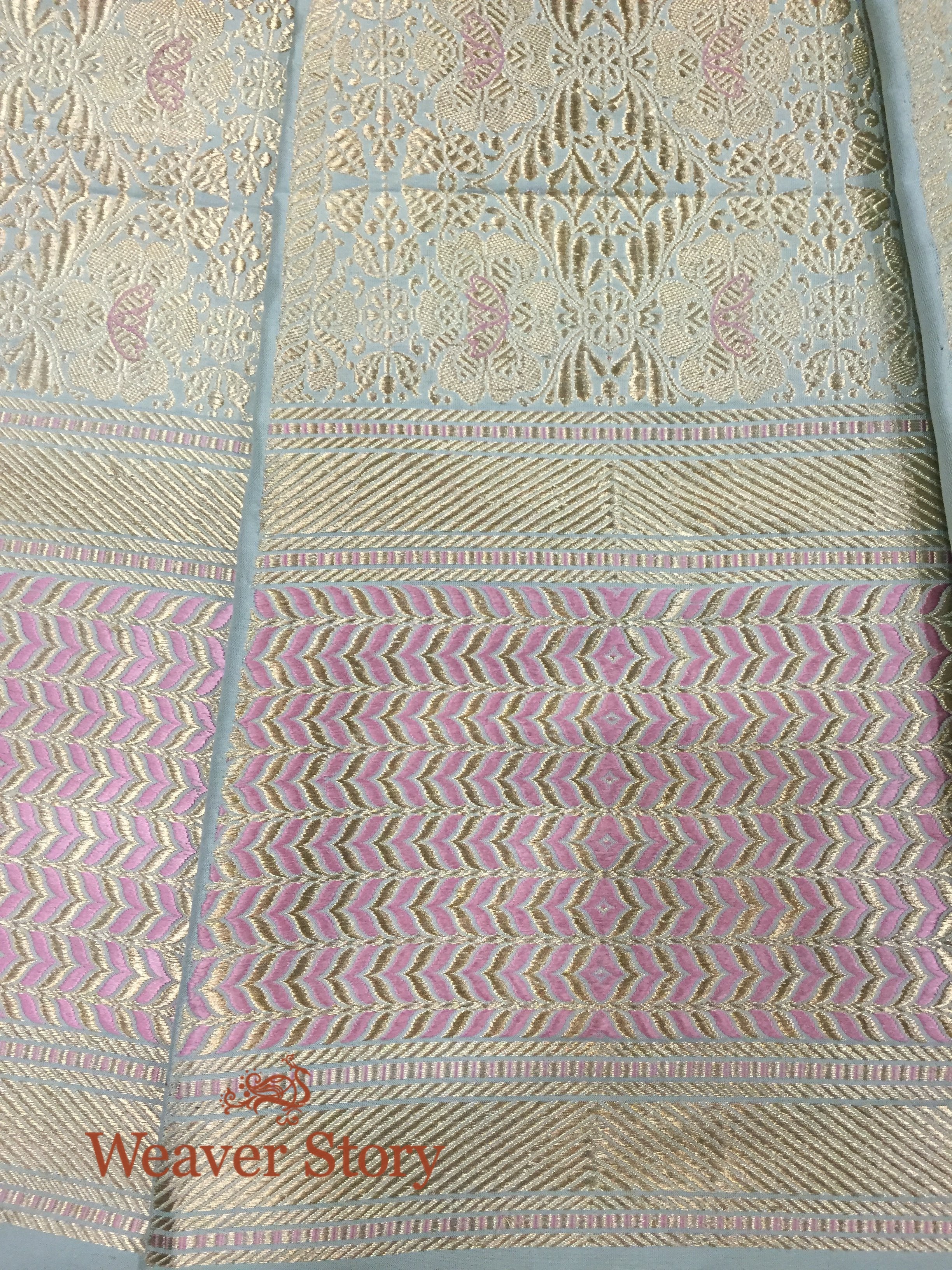 Handwoven_Powder_Blue_Heavy_Lehenga_with_Pink_Meenakari_WeaverStory_04