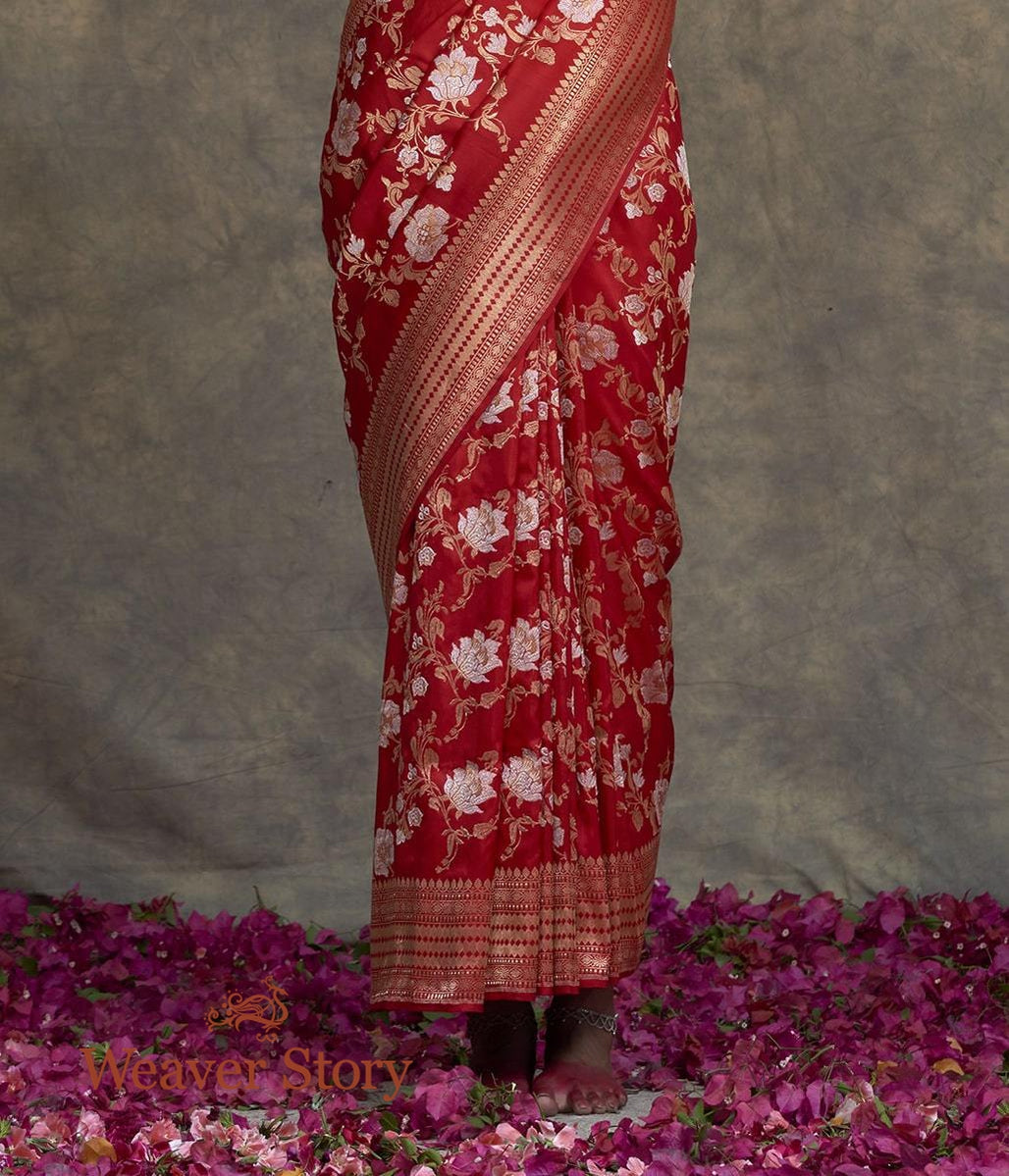 Handwoven_Red_Sona_Rupa_Jangla_Saree_WeaverStory_04