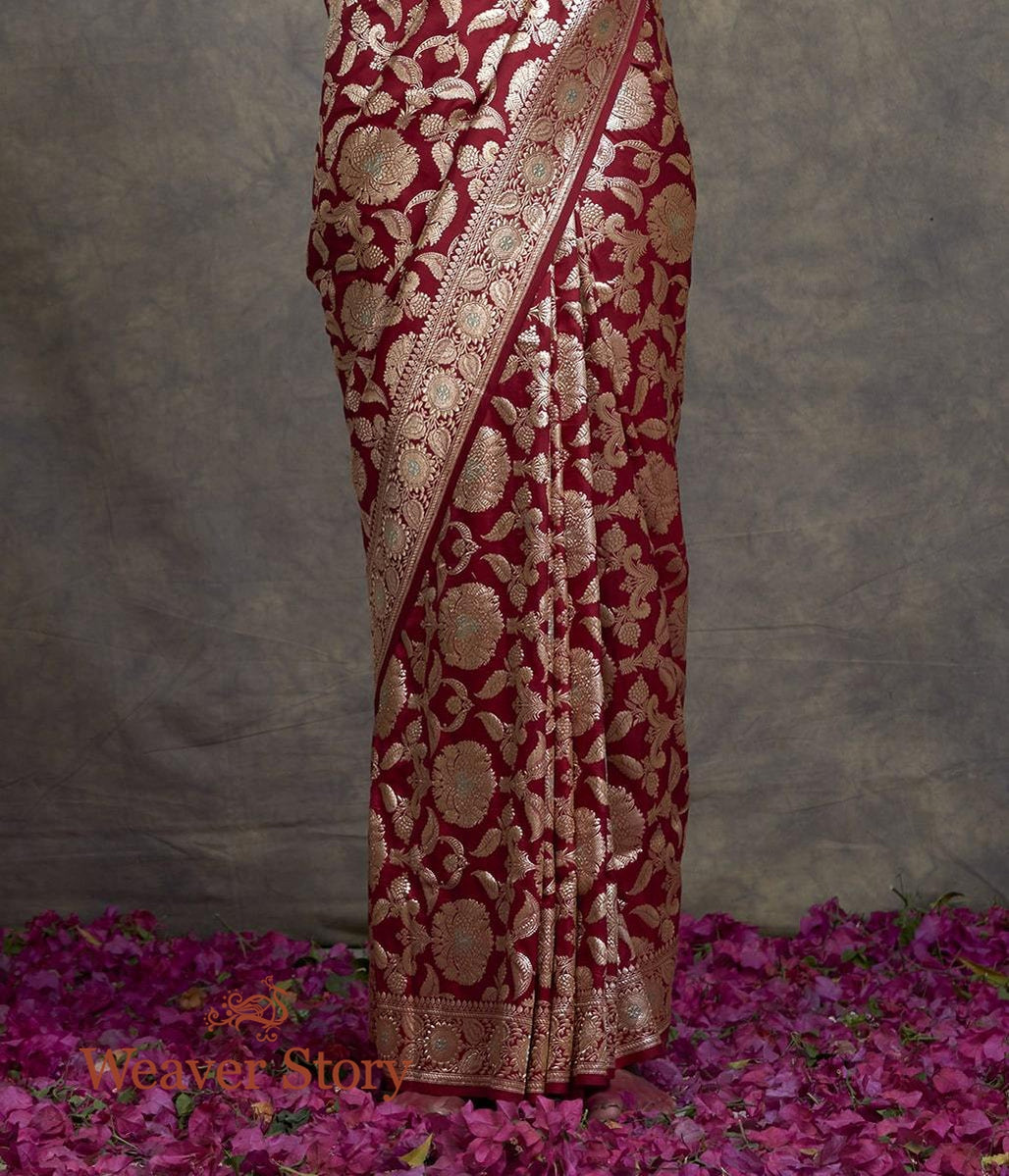 Handwoven_Red_Banarasi_Jangla_-_Weaver_Story_Exclusive_WeaverStory_04