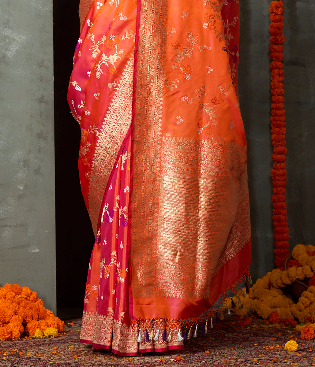 Handloom_Orange_Meenakari_Katan_Jangla_WeaverStory_04