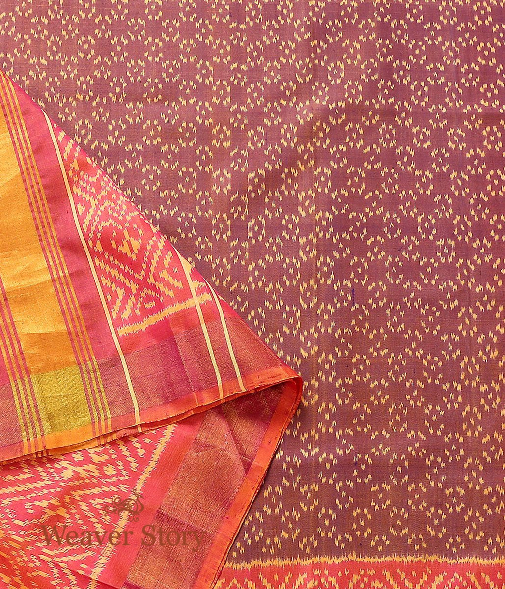 Handloom_Mauve_and_Peach_Patola_Dupatta_WeaverStory_04