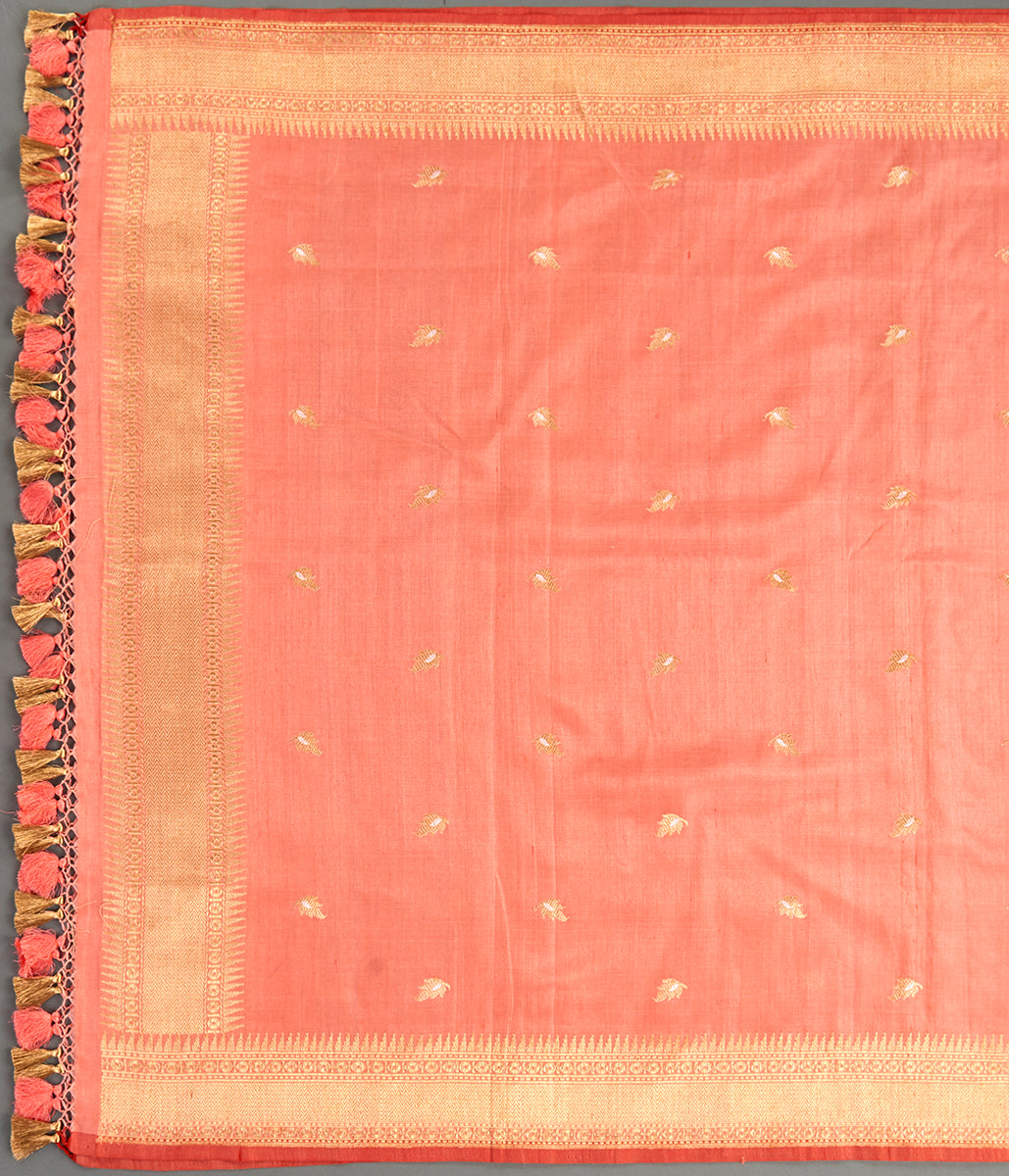 Suit_Set_-_Handwoven_Orange_Tusser_Kurta_with_Pink_Dupatta_WeaverStory_04