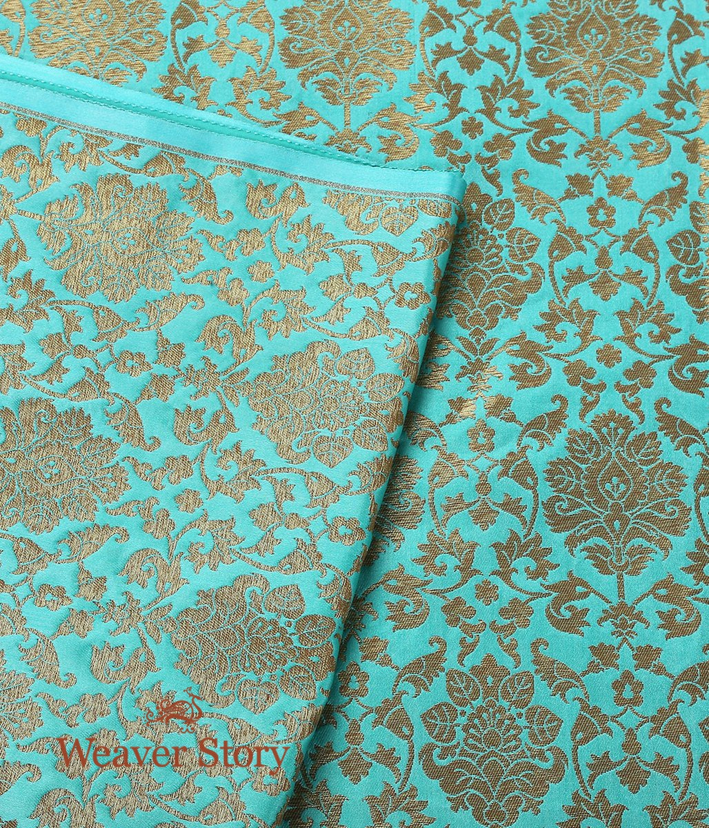 Handloom_Sea_Green_Kimkhab_Fabric_WeaverStory_04