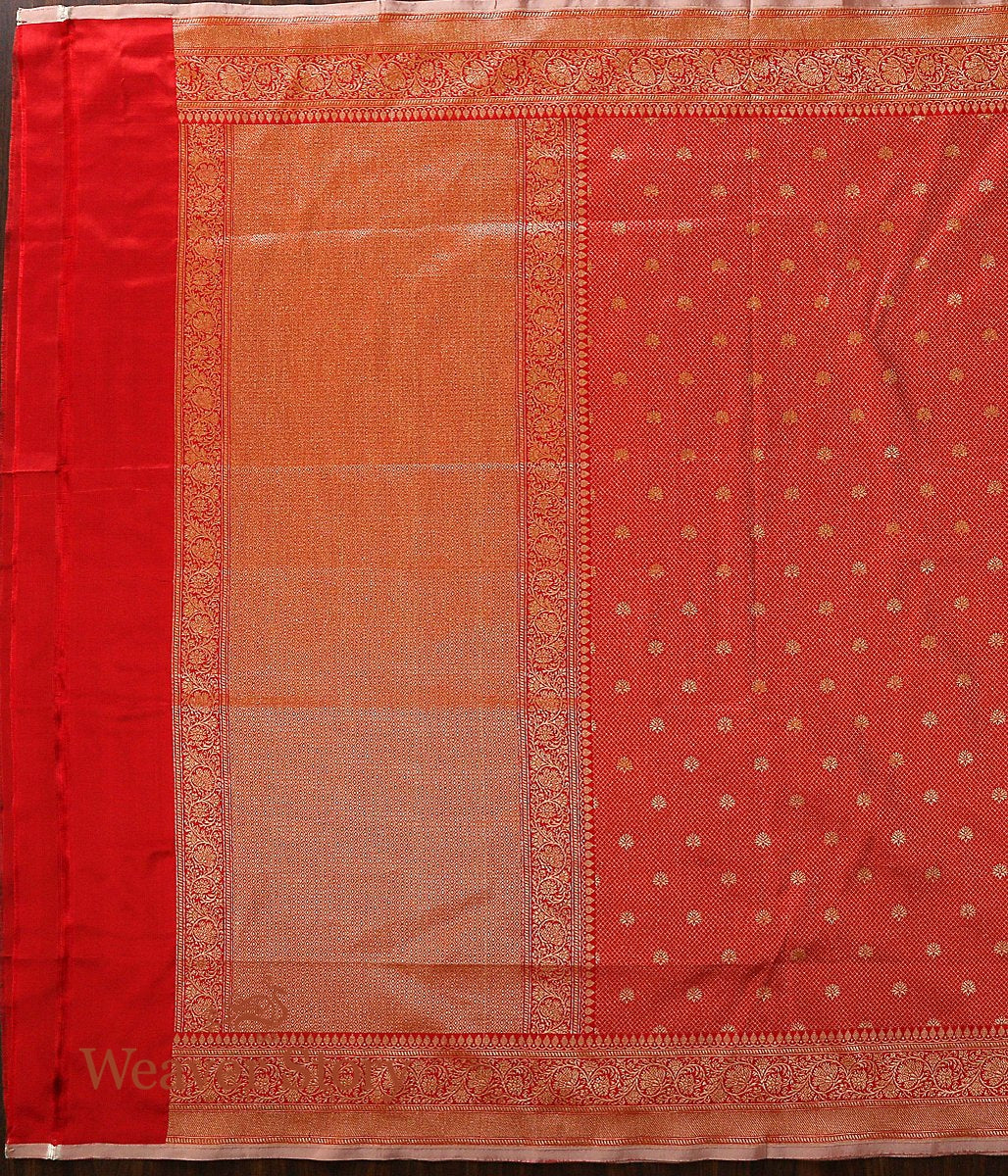 Handloom_Red_Banarasi_Dupatta_with_Tanchoi_woven_in_Zari_WeaverStory_04