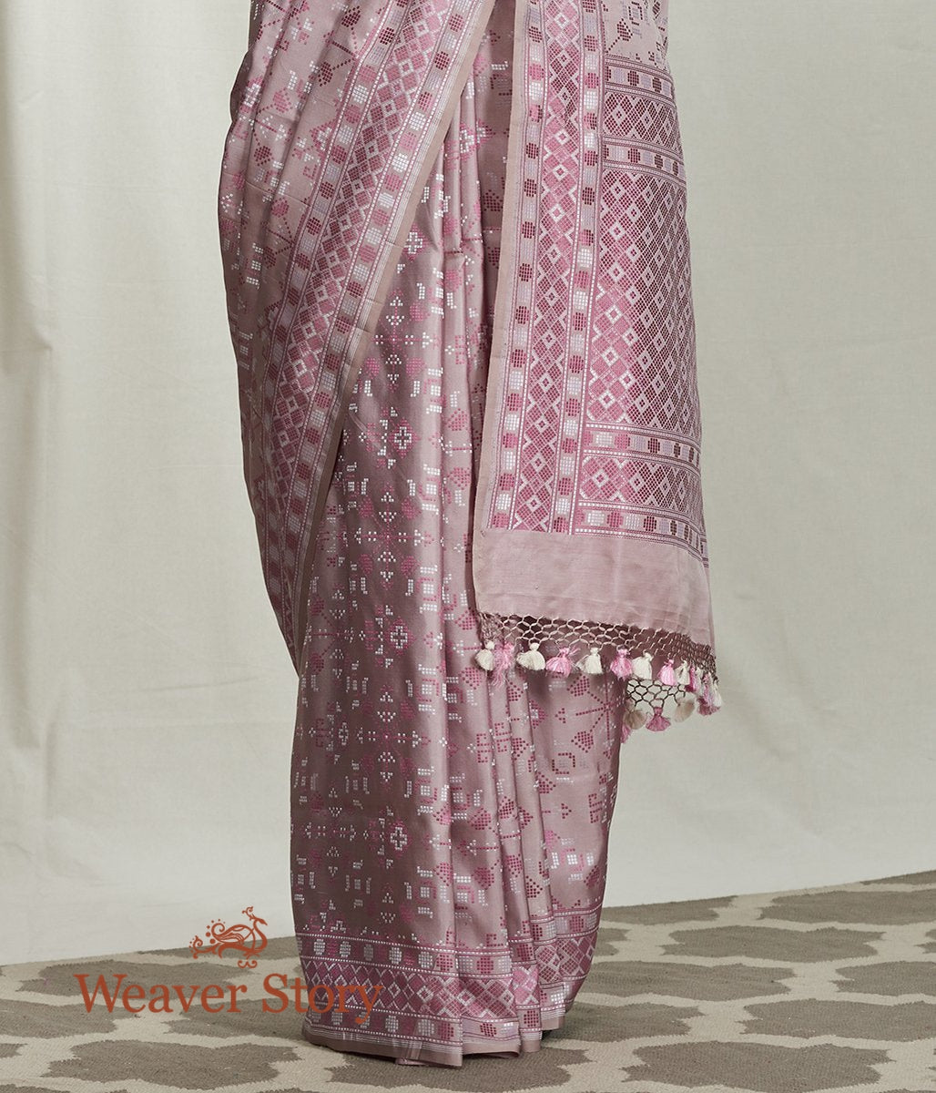 Handwoven_Soft_Brown_Reshmi_Jamawar_Saree_WeaverStory_04