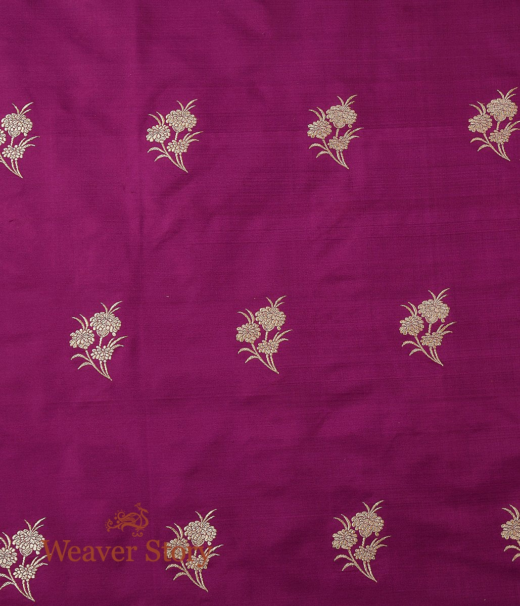 Handloom_Wine_Kadhwa_Boota_Silk_Fabric_WeaverStory_04