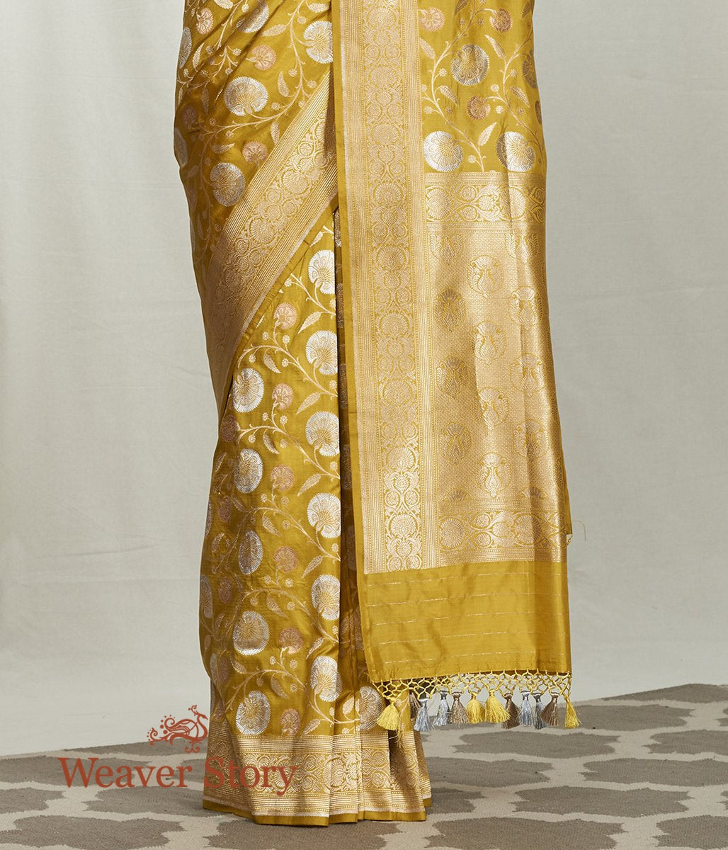 Handwoven_Mustard_Sona_Rupa_Cutwork_Jangla_Saree_WeaverStory_04