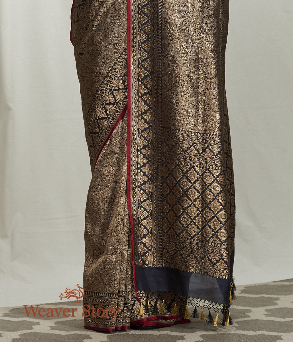 Handloom_Black_Antique_Zari_Tanchoi_Saree_WeaverStory_04