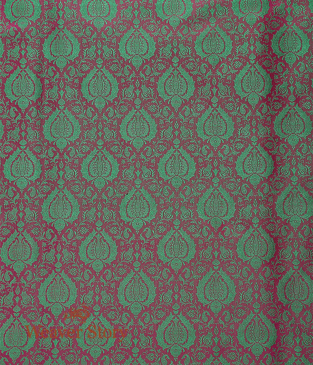 Handloom_Green_and_Purple_Self_Tanchoi_Fabric_WeaverStory_04