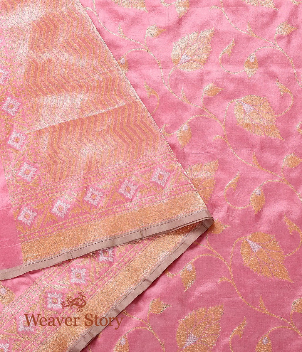 Handloom_Rose_Pink_Sona_Rupa_Jaal_Dupatta_WeaverStory_04