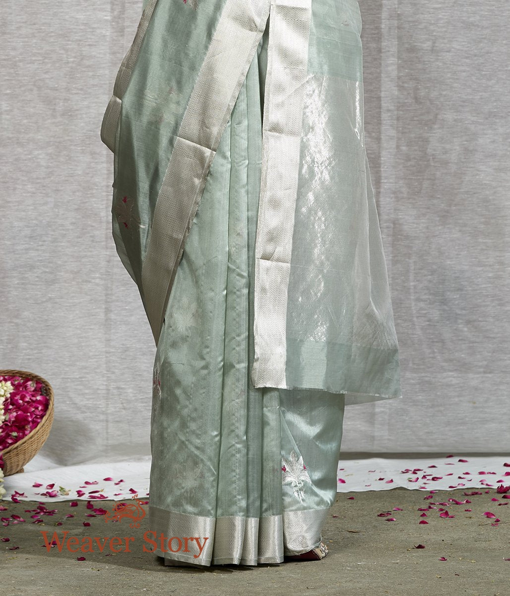Handwoven_Powder_Blue_Silk_Chanderi_Saree_with_Birds_WeaverStory_04
