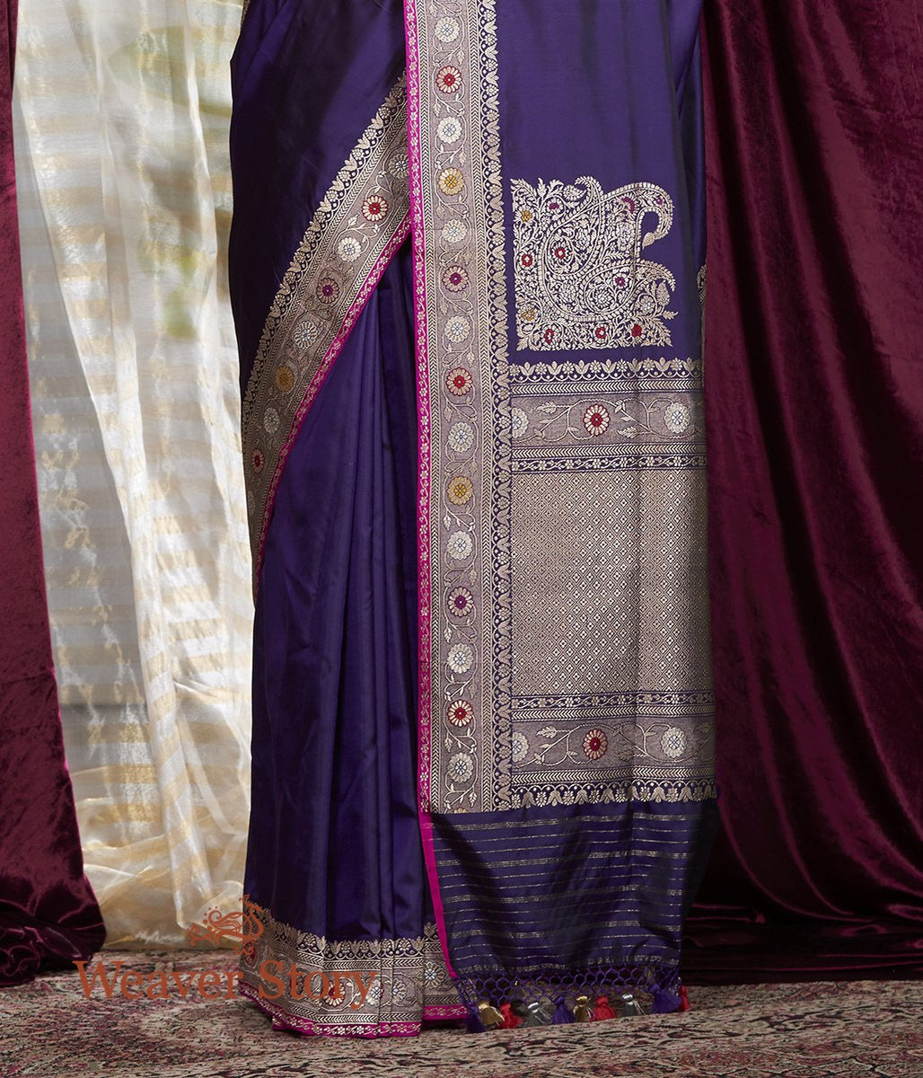 Handwoven_Purple_Katan_Silk_Saree_with_Konia_WeaverStory_04