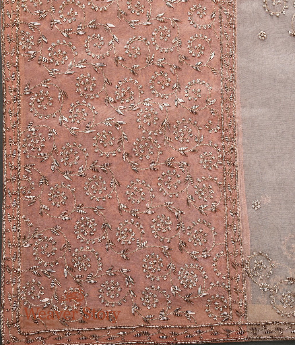 Peach_Zardozi_Work_Dupatta_with_Paisleys_on_Pallu_WeaverStory_04