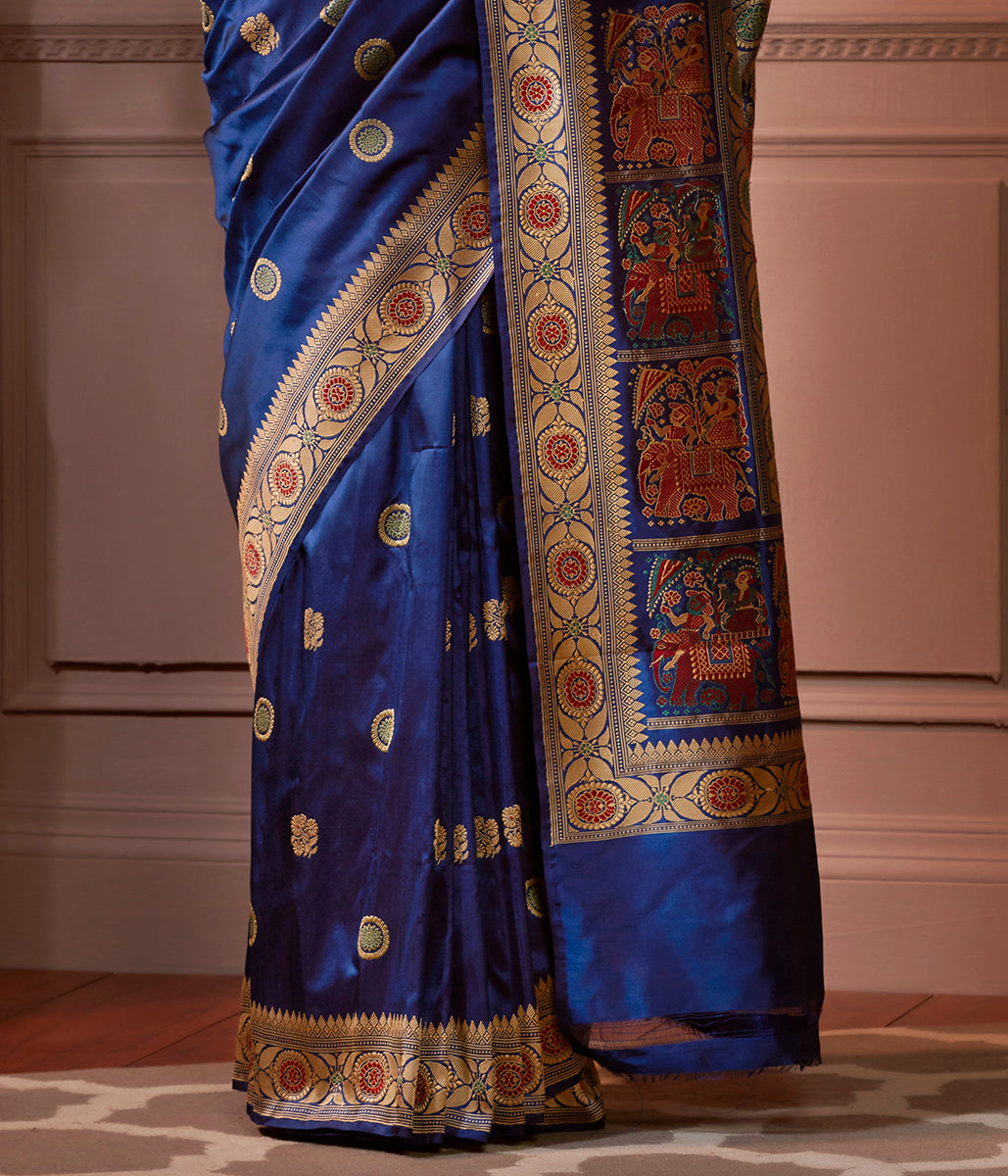 Banaras_Baluchari_Saree_in_Blue_Color_WeaverStory_04