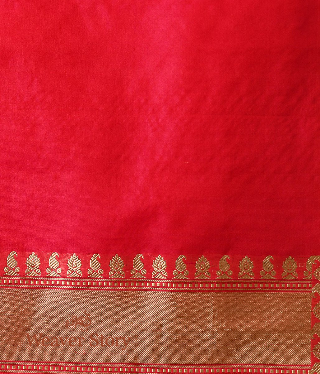 Handloom_Purple_and_Red_Meenakari_Border_Organza_Saree_WeaverStory_05