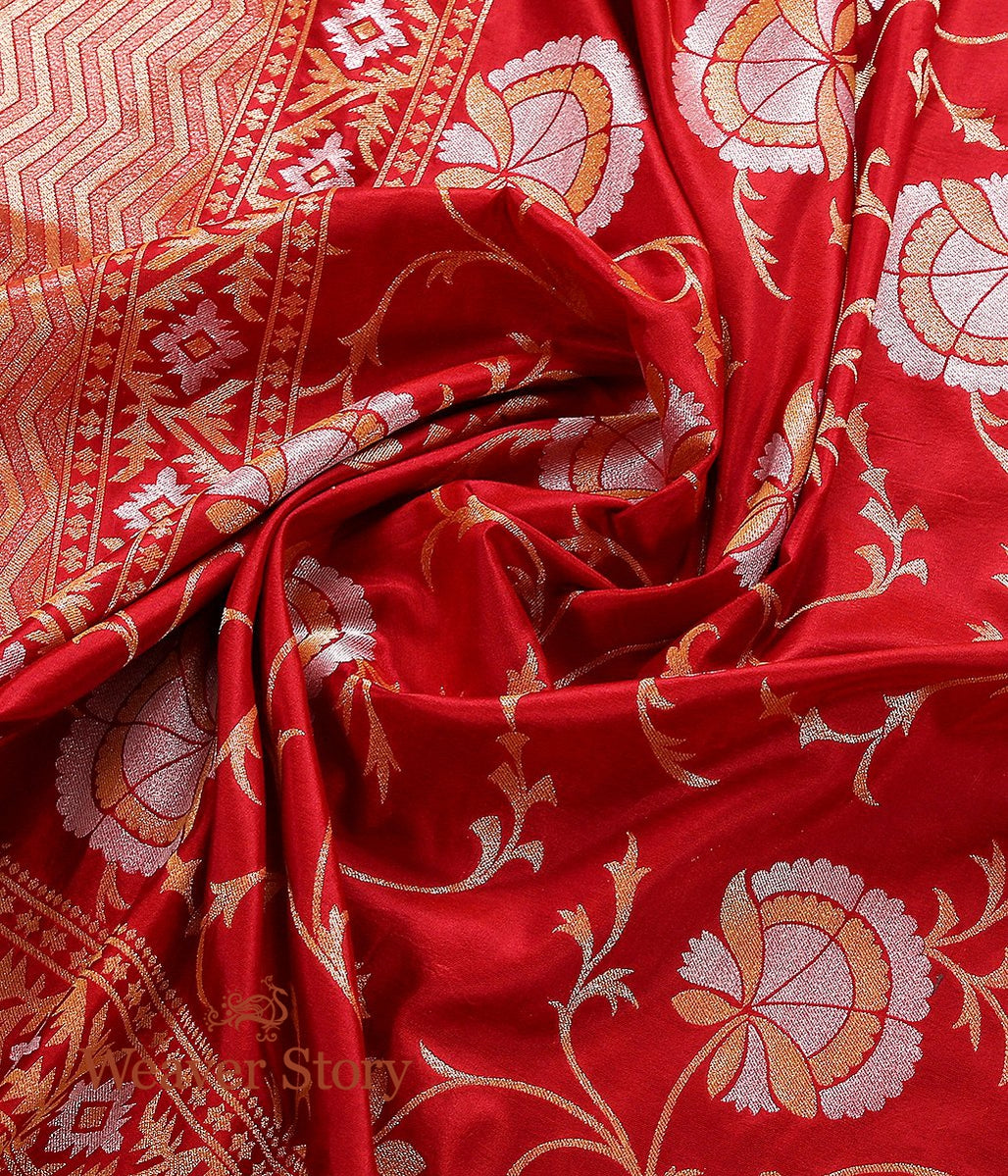 Handloom_Red_Sona_Rupa_Jaal_Dupatta_WeaverStory_05