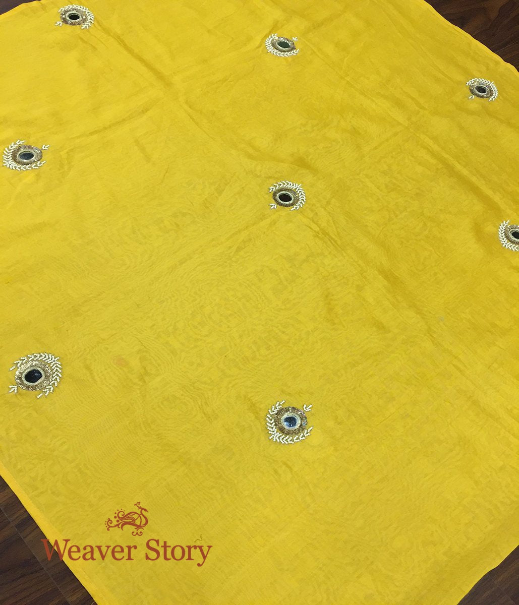 Handloom_Yellow_Chanderi_Dupatta_with_Zardozi_Work_WeaverStory_05