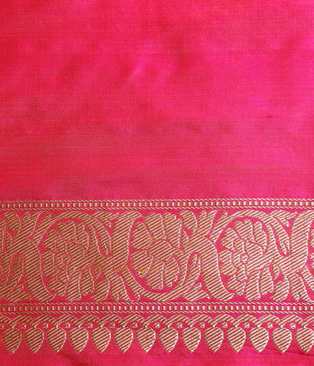 Handwoven_Pink_Orange_Chand_Boota_Saree_WeaverStory_05